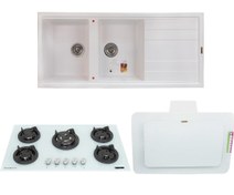 تصویر ست هود و گاز و سینک تیدومکث مدل کیارا 