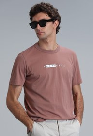 تصویر تیشرت مردانه قهوه ای لوفیان | 111020206 