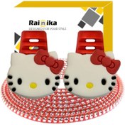 تصویر محافظ کابل رینیکا مدل Kitty Head R NBB03 مجموعه 3 عددی 