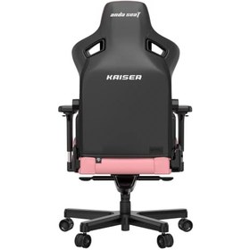 تصویر صندلی گیمینک Anda Seat Kaiser-3 Large -Premium Ergonomic Gaming/صندلی اداری با پشتیبان بالش گردن فوم مموری مغناطیسی - چرم پی وی سی صورتی -AD12YDC-L-01-P-PVC - ارسال 20 روز کاری 