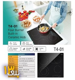 تصویر اجاق برقی دی اس تی مدل T4-01 electric stove dst model T4-01