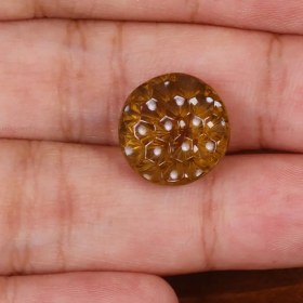 تصویر نگین سیترین کد 30120 Citrine Stone