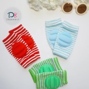 تصویر زانو بند نوزاد راه راه رنگی فری سایز 