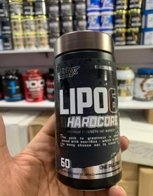 تصویر لیپو 6 هاردکور ناترکس Nutrex LIPO-6 HARDCORE