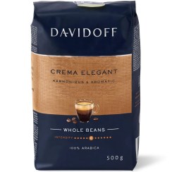 تصویر دانه قهوه دیویدوف DAVIDOFF مدل (CREMA ELEGANT (500g 