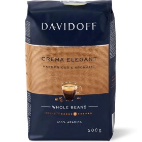 تصویر دانه قهوه دیویدوف DAVIDOFF مدل (CREMA ELEGANT (500g 