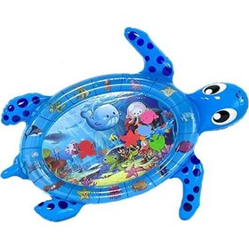 تصویر تشک بادی کودک مدل Turtle1 آبی فرد 