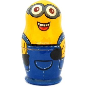 تصویر ماتروشکا 5 تایی مینیون 
