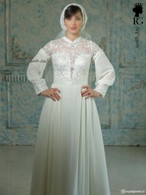 تصویر لباس عقد مدل سوفیا لباس فرمالیته عروس لباس نامزدی پیراهن عقد 
