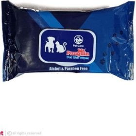 تصویر دستمال مرطوب استوانه ای مستر پنگوئن سگ و گربه Mr. Panguin wet wipes for dogs and cats