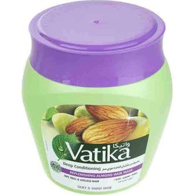 تصویر ماسک مو عصاره زیتون بادام واتیکا ا Vatika Replenishing Almond Hair Mask 500ml Vatika Replenishing Almond Hair Mask 500ml