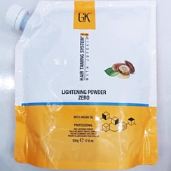 تصویر پودر دکلره جی کی تا پایه 9 Gk LIGHTENING POWDER ZERO