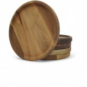 تصویر بشقاب چوبی میوه خوری کد WD5521 