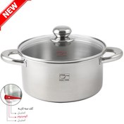 تصویر قابلمه پارس استیل کف سه لایه (سایز 22) Parssteel Steel 220 Pot 22