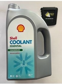 تصویر ضدیخ سبز ESSENTTIAL GREEN ANFRICE 3 LT COOLANT شل اورحینال Shell 