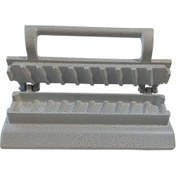 تصویر دستگاه کباب کوبیده زن دستی چدنی مدل سیخ گیر خانگی 