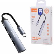 تصویر هاب 4 پورت Type-C الدینیو DS-104C Ldnio DS-104C Type-C 4 Port HUB