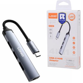 تصویر هاب 4 پورت Type-C الدینیو DS-104C Ldnio DS-104C Type-C 4 Port HUB