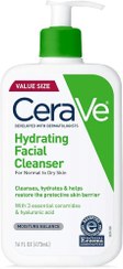 تصویر کرم شستشوی آبرسان سراوی CeraVe Hydrating Cleanser