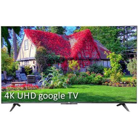 تصویر تلویزیون UHD 4K هوشمند google TV تی سی ال مدل P635 سایز 43 اینچ 