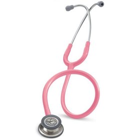 تصویر گوشی پزشکی لیتمن کلاسیک 3 صورتی چست پیس استیل Littmann 5631 