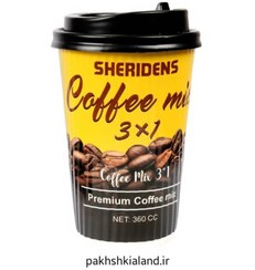 تصویر قهوه فوری لیوانی کافی میکس ۱×۳ شریدنس Caffee mix 3×1