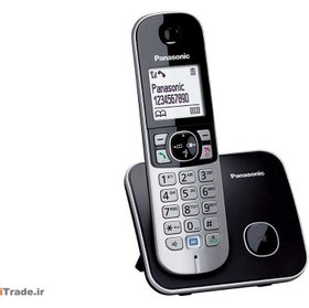 تصویر گوشی تلفن بی سیم پاناسونیک مدل KX-TG6811 ا Panasonic KX-TG6811BX Cordless Phone Panasonic KX-TG6811BX Cordless Phone