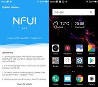 تصویر آپدیت اندروید 7 گوشی تی پی لینک مدل Neffos X1 TP902A 