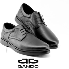 تصویر کفش کد 326 مشکی بندی 