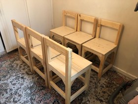 تصویر صندلی چوبی محکم و قوی 