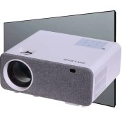 تصویر ویدئو پروژکتور النز مدل SD500 Smart Android کیفیت تصویر Full HD با شدت نور ۳۲۰۰ لومن 