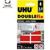 تصویر چسب دوطرفه اوهو مدل DOUBLEfix ا 45515 Double Fix Invisible Strips 45515 Double Fix Invisible Strips