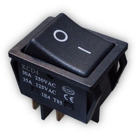 تصویر کلید راکر 30 آمپر مشکی 