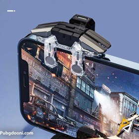 تصویر دسته بازی موبایل ۶ انگشتی لیزری مدل JS65 