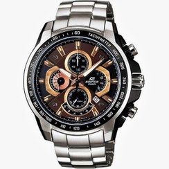 تصویر CASIO Edifice 5177 EF-560 ژاپن صفحه نسکافه ای ادیفایس 5 موتوره کرنوگراف با تقویم روزشمار *** فول استیل *** موتور قدرتمند ژاپن *** کیفیت +AAA 