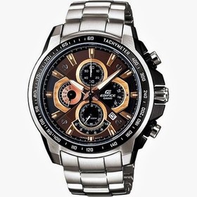 تصویر CASIO Edifice 5177 EF-560 ژاپن صفحه نسکافه ای ادیفایس 5 موتوره کرنوگراف با تقویم روزشمار *** فول استیل *** موتور قدرتمند ژاپن *** کیفیت +AAA 