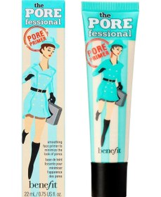 تصویر پرایمر پوشاننده منافذ باز بنفیت مدل The Pore Fessional حجم ۲۲ میل the pore fessional 22ml