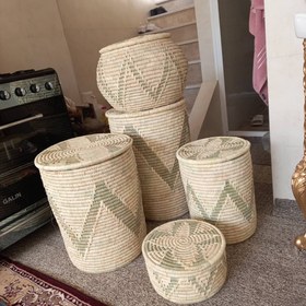 تصویر جانونی حصیری طرحدار کد 101479 