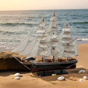 تصویر ماکت چوبی کشتی CUTTY SARK 
