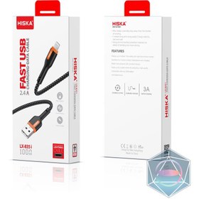 تصویر کابل شارژ LX835 هیسکا-پورت USB به iPH لایتننیگ محصولات برند اپل CHARGING Cable LX835