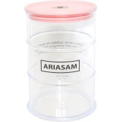 تصویر بانکه آریسام سایز ۶۰۰ سی سی طرح بشکه شفاف 