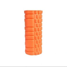 تصویر فوم رولر یوگا مکس ول طول 33 سانتی متر مدل Yoga foam roller Maxwell|نارنجی 