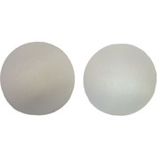 تصویر کاپ سینه خشک(سفت) سفید سایز 85 ( 2عددی ) ا dry chest cup dry chest cup
