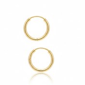 تصویر گوشواره حلقه ای گرد 