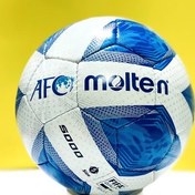 تصویر توپ فوتبال سایز ۵ مولتن AFC زرنگ ( دست دوخت ) 
