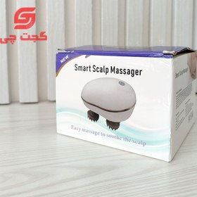 تصویر ماساژور هوشمند پوست و مو سر مدل 1451 شارژی ضدآب با ماساژ چرخشی 