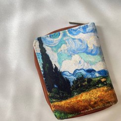 تصویر کیف پول کُتی زیپ دار 