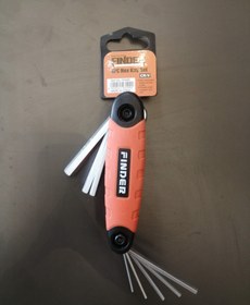 تصویر دسته آلن 8عددی چاقویی FINDER Finder 8pc hex key set