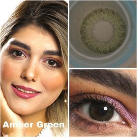 تصویر لنز پرو نیوویژن تک جفتی Amber Green 