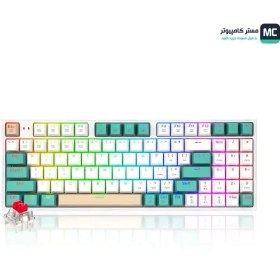 تصویر کیبورد گیمینگ ردراگون مدل Kitava K636 با سیم RGB 